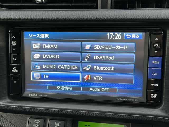 トヨタ アクア G 茨城県 2014(平26)年 8.6万km スーパーレッドⅤ 純正ナビ/バックカメラ/スマートキー/フルセグ/ETC/前後ドライブレコーダー/全席シートヒーター/LED/オートライト/ステアリングリモコン/ABS/Wエアバッグ/オートライト/ドアバイザー