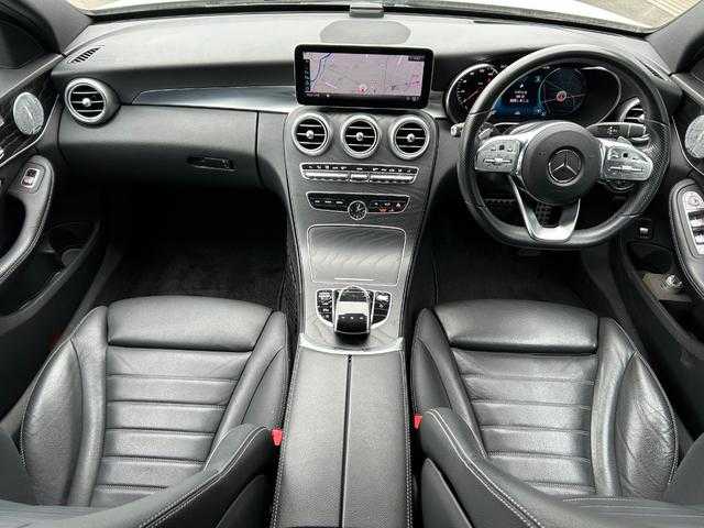 メルセデス・ベンツ Ｃ２２０ｄ ステーションワゴン アバンギャルドAMGライン 埼玉県 2018(平30)年 3.7万km ダイヤモンドホワイト レザーエクスクルーシブＰ/レーダーセーフティＰ/エアサス/１０．２５インチディスプレイナビ/(Bluetooth/USB)/ブルメスターサウンドシステム/ブラインドスポットモニター/純正１８インチアルミホイール/ETC