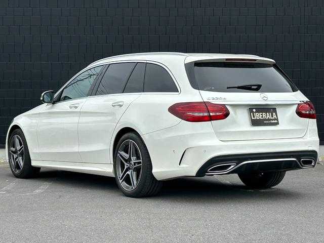 メルセデス・ベンツ Ｃ２２０ｄ ステーションワゴン アバンギャルドAMGライン 埼玉県 2018(平30)年 3.7万km ダイヤモンドホワイト レザーエクスクルーシブＰ/レーダーセーフティＰ/エアサス/１０．２５インチディスプレイナビ/(Bluetooth/USB)/ブルメスターサウンドシステム/ブラインドスポットモニター/純正１８インチアルミホイール/ETC