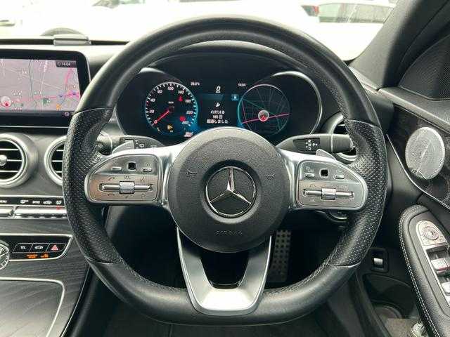 メルセデス・ベンツ Ｃ２２０ｄ ステーションワゴン アバンギャルドAMGライン 埼玉県 2018(平30)年 3.7万km ダイヤモンドホワイト レザーエクスクルーシブＰ/レーダーセーフティＰ/エアサス/１０．２５インチディスプレイナビ/(Bluetooth/USB)/ブルメスターサウンドシステム/ブラインドスポットモニター/純正１８インチアルミホイール/ETC