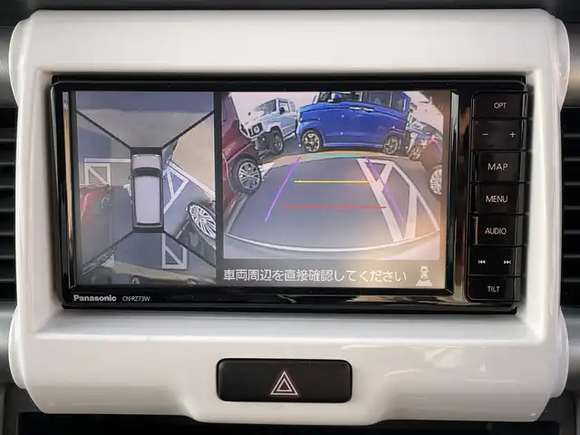 スズキ ハスラー X 神奈川県 2018(平30)年 0.9万km スチールシルバーM ワンオーナー/純正SDナビ(CN-RZ73W)/CD/DVD/Bluetooth/フルセグTV/バックカメラ/全方位カメラ/ステアリングスイッチ/シートヒーター(D席＋N席)/純正アルミホイール/デュアルブレーキサポート/エマージェンシーブレーキサポート/レーンキープアシスト/保証書/取扱説明書/スマートキー