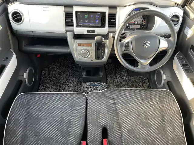 スズキ ハスラー X 神奈川県 2018(平30)年 0.9万km スチールシルバーM ワンオーナー/純正SDナビ(CN-RZ73W)/CD/DVD/Bluetooth/フルセグTV/バックカメラ/全方位カメラ/ステアリングスイッチ/シートヒーター(D席＋N席)/純正アルミホイール/デュアルブレーキサポート/エマージェンシーブレーキサポート/レーンキープアシスト/保証書/取扱説明書/スマートキー