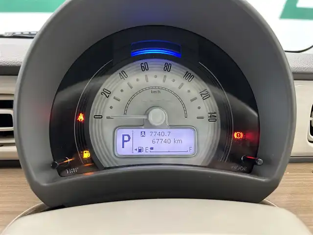 スズキ ラパン S 鹿児島県 2017(平29)年 6.8万km フレンチミントPM 禁煙車/社外ナビ/(フルセグ/Bluetooth/DVD/CD)/バックカメラ/運転席シートヒーター/電動格納ミラー/レーダーブレーキサポート/オートライト/純正フロアマット/純正ドアバイザー/スマートキー/プッシュスタート/アイドリングストップ