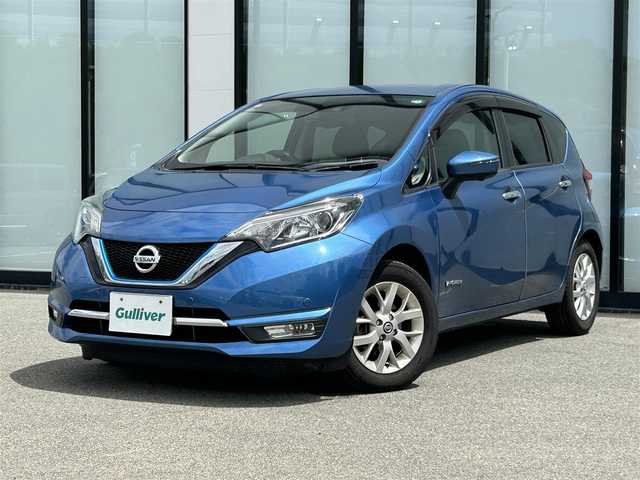 日産 ノート e－パワー メダリスト 大阪府 2019(令1)年 14.6万km シャイニングブルー 純正ナビ/   フルセグTV/CD/DVD/Bluetooth/全方位モニター/衝突軽減ブレーキ/横滑り防止装置/コーナーセンサー/スマートルームミラー/レーダークルーズコントロール/レーンキープアシスト/前方ドライブレコーダー/純正15インチアルミホイール/純正フロアマット/プッシュスタート/スマートキー/ＥＴＣ/ＬＥＤ/禁煙車