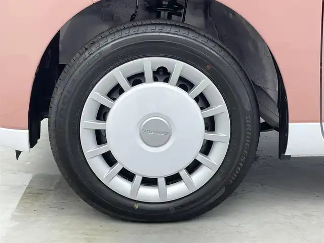 ダイハツ ムーヴ キャンバス ストライプス G 熊本県 2024(令6)年 0.1千km シャイニングホワイトパール/アプリコットピンクメタリック ナビ装着用アップグレードパック/両側パワースライドドア/USBソケット/保温カップホルダー/前席シートヒーター/プッシュスタート/電動格納ミラー/純正ホイールキャップ/前後コーナーセンサー/LEDライト/フォグランプ/オートライト/オートホールド/ステアリングスイッチ/スペアキー