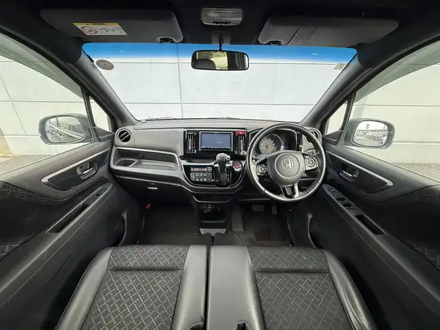 ホンダ Ｎ ＷＧＮ カスタム G ターボパッケージ 千葉県 2018(平30)年 2.5万km クリスタルブラックパール 社外メモリナビ/　ワンセグ/BT/DVD/CD/バックカメラ/ステアリングスイッチ/パドルシフト/ETC/HIDヘッドライト/オートライト/フォグライト/スマートキー/プッシュスタート/純正フロアマット/純正15インチAW
