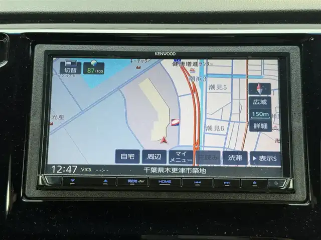 ホンダ Ｎ ＷＧＮ カスタム G ターボパッケージ 千葉県 2018(平30)年 2.5万km クリスタルブラックパール 社外メモリナビ/　ワンセグ/BT/DVD/CD/バックカメラ/ステアリングスイッチ/パドルシフト/ETC/HIDヘッドライト/オートライト/フォグライト/スマートキー/プッシュスタート/純正フロアマット/純正15インチAW