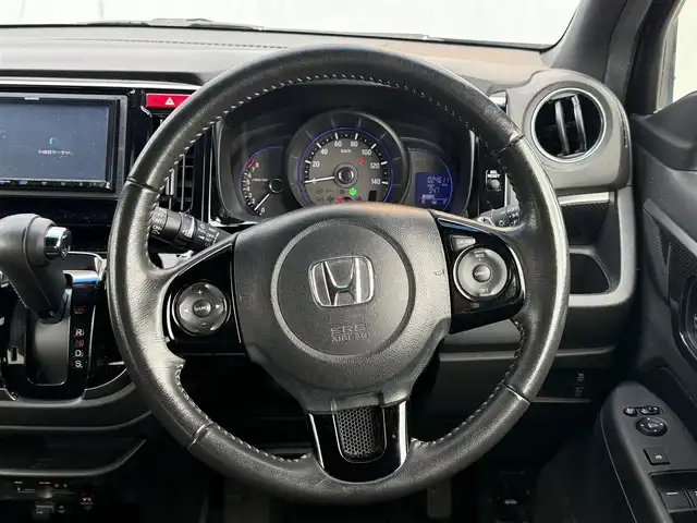 ホンダ Ｎ ＷＧＮ カスタム G ターボパッケージ 千葉県 2018(平30)年 2.5万km クリスタルブラックパール 社外メモリナビ/　ワンセグ/BT/DVD/CD/バックカメラ/ステアリングスイッチ/パドルシフト/ETC/HIDヘッドライト/オートライト/フォグライト/スマートキー/プッシュスタート/純正フロアマット/純正15インチAW