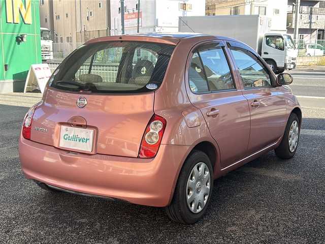 日産 マーチ 12S +navi HDD 大阪府 2007(平19)年 6.8万km サクラ 純正ＨＤＤナビ/純正ＣＤ/スマートキー/ＥＴＣ/Ｗエアバッグ/ＡＢＳ/電動ミラー/革巻きステアリング