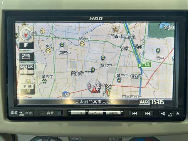 日産 マーチ 12S +navi HDD 大阪府 2007(平19)年 6.8万km サクラ 純正ＨＤＤナビ/純正ＣＤ/スマートキー/ＥＴＣ/Ｗエアバッグ/ＡＢＳ/電動ミラー/革巻きステアリング