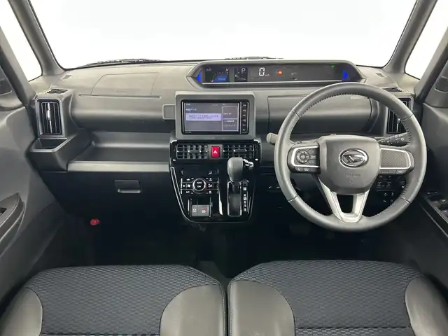 ダイハツ タント カスタム RS 愛知県 2024(令6)年 0.3万km シャイニングホワイトパール 禁煙車/ターボ/7インチナビ（NSZT-W68T）/（CD/DVD/Bluetooth/フルセグTV/SD)/バックカメラ/スマートアシスト/・衝突軽減ブレーキ/・レーンキープアシスト/・オートマチックハイビーム/・パーキングセンサー/シートヒーター/両側パワースライドドア/アイドリングストップ/純正15インチアルミホイール/スマートキー/スペアキー1本/プッシュスタート/LEDヘッドライト/フロントフォグランプ/オートライト/ベンチシート/横滑り防止装置/電動格納ミラー/電子パーキングブレーキ/オーチャードホール