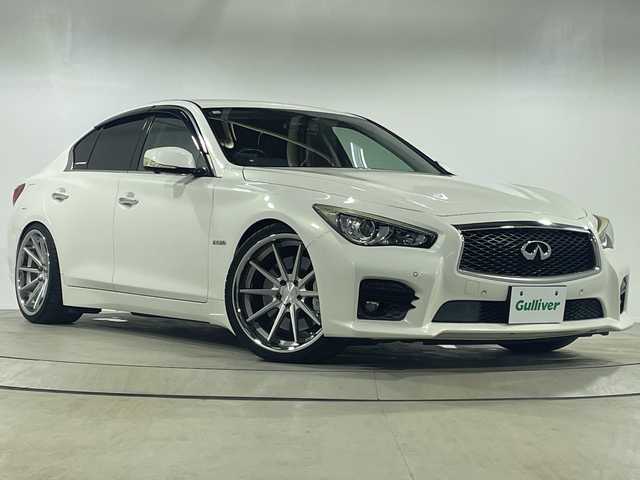 日産 スカイライン ハイブリッド 350GT Type SP 神奈川県 2014(平26)年 5.2万km クリスタルホワイトパール 純正ナビ/プロパイロット/全方位カメラ/LEDライト/バックカメラ/シートヒーター/前方ドラレコ/スマートキー/追従クルーズコントロール/ブラインドスポットミニター/衝突被害軽減システム/車線逸脱警報/レザーシート/横滑り防止装置/ETC/アイドリングストップ/フォグランプ/オートライト/ウィンカーミラー/電格格納ミラー/シートリフター/プッシュスタート/フロアマット/BRITZ車高調