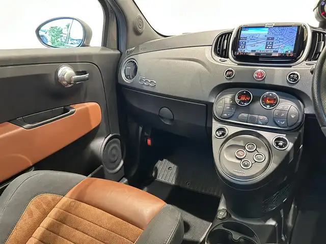 アバルト ５９５ コンペティツィオーネ 福岡県 2018(平30)年 4.1万km グレー ブレンボ赤キャリパー　/サベルトシート　/カロッツェリアナビ　/フルセグＴＶ　/ＣＤ　/ＤＶＤ　/Ｂｌｕｅｔｏｏｔｈ　/バックカメラ　/ＥＴＣ　/右ハンドル　/オートマ　/キセノン　/茶シート　/純正１７ＡＷ　/前後ドラレコ