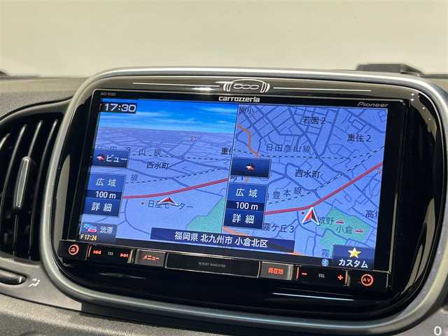 アバルト ５９５ コンペティツィオーネ 福岡県 2018(平30)年 4.1万km グレー ブレンボ赤キャリパー　/サベルトシート　/カロッツェリアナビ　/フルセグＴＶ　/ＣＤ　/ＤＶＤ　/Ｂｌｕｅｔｏｏｔｈ　/バックカメラ　/ＥＴＣ　/右ハンドル　/オートマ　/キセノン　/茶シート　/純正１７ＡＷ　/前後ドラレコ