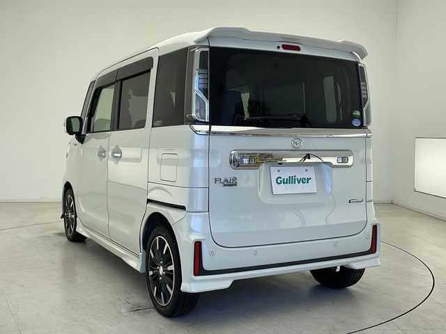 マツダ フレアワゴン カスタムスタイル ハイブリッド XS 千葉県 2021(令3)年 3.2万km ピュアホワイトP 衝突軽減ブレーキ/純正ディーラーOPナビ（CN-RZD865）/フルセグTV/ビルトインETC/前後ドライブレコーダー/レーダークルーズコントロール/レーンキープアシスト/両側パワースライドドア/シートヒーター/アイドリングストップ/コーナーセンサー/ヘッドアップディスプレイ/プッシュスタート/純正フロアマット/純正ドアバイザー/ステアリングスイッチ/横滑り防止機能