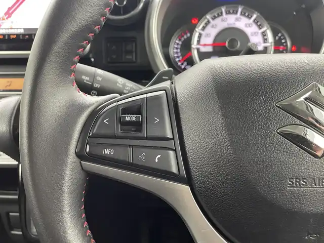 スズキ スペーシア カスタム HYBRID XS ターボ 熊本県 2019(令1)年 4.3万km ピュアホワイトP ワンオーナー/禁煙車　/社外8インチナビCN-RZ856（ＣＤ・ＤＶＤ・フルセグ・ＢＴ・ＳＤ・ＵＳＢ）/全周囲カメラ　/社外前方ドライブレコーダー　/両側パワースライドドア　/後ろのみコーナーセンサー　/運転席シートヒーター　/クルーズコントロール/衝突軽減ブレーキ/横滑り防止/アイドリングストップ/ハーフレザーシート/純正フロアマット/純正１５インチAW/オートライト/LEDヘッドライト/オートマチックハイビーム/フォグライト/スマートキー/プッシュスタート/スペアキー1本/保証書/取扱説明書