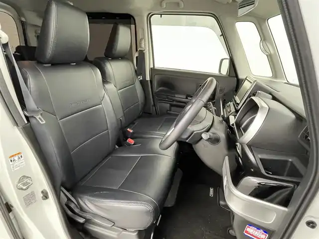 スズキ スペーシア カスタム HYBRID XS ターボ 熊本県 2019(令1)年 4.3万km ピュアホワイトP ワンオーナー/禁煙車　/社外8インチナビCN-RZ856（ＣＤ・ＤＶＤ・フルセグ・ＢＴ・ＳＤ・ＵＳＢ）/全周囲カメラ　/社外前方ドライブレコーダー　/両側パワースライドドア　/後ろのみコーナーセンサー　/運転席シートヒーター　/クルーズコントロール/衝突軽減ブレーキ/横滑り防止/アイドリングストップ/ハーフレザーシート/純正フロアマット/純正１５インチAW/オートライト/LEDヘッドライト/オートマチックハイビーム/フォグライト/スマートキー/プッシュスタート/スペアキー1本/保証書/取扱説明書