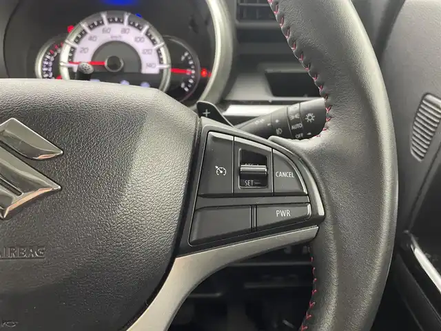 スズキ スペーシア カスタム HYBRID XS ターボ 熊本県 2019(令1)年 4.3万km ピュアホワイトP ワンオーナー/禁煙車　/社外8インチナビCN-RZ856（ＣＤ・ＤＶＤ・フルセグ・ＢＴ・ＳＤ・ＵＳＢ）/全周囲カメラ　/社外前方ドライブレコーダー　/両側パワースライドドア　/後ろのみコーナーセンサー　/運転席シートヒーター　/クルーズコントロール/衝突軽減ブレーキ/横滑り防止/アイドリングストップ/ハーフレザーシート/純正フロアマット/純正１５インチAW/オートライト/LEDヘッドライト/オートマチックハイビーム/フォグライト/スマートキー/プッシュスタート/スペアキー1本/保証書/取扱説明書
