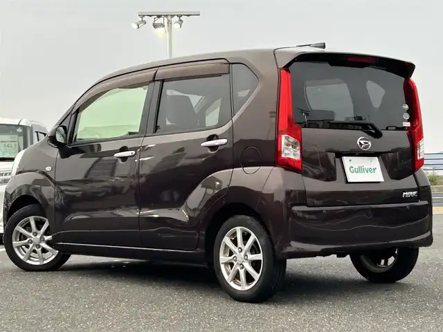 ダイハツ ムーヴ X SA 島根県 2015(平27)年 4.1万km プラムブラウンクリスタルマイカ 登録時走行距離40765km/社外SDナビ(CN-R300WD)/フルセグTV/バックカメラ/ETC/ステアリングスイッチ/純正14インチAW/純正フロアマット/オートライト/LEDヘッドライト/横滑り防止装置/衝突被害軽減ブレーキ/禁煙車/取扱説明書