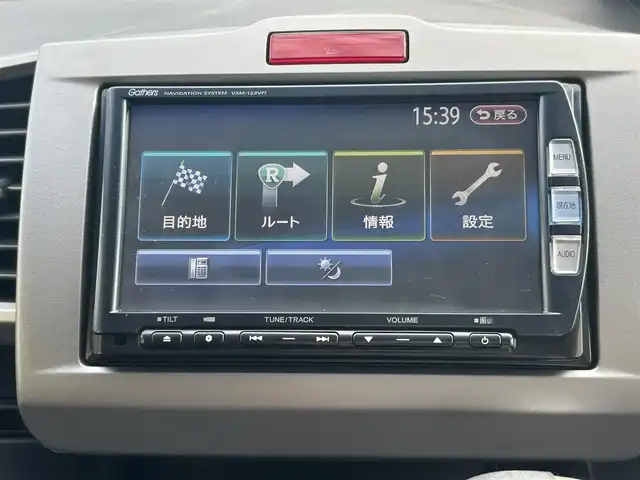 ホンダ フリード ハイブリット ジャストセレクション 長崎県 2012(平24)年 10.1万km コバルトブルーパール ワンオーナー/純正メモリナビ/（CD/DVD/BT/フルセグ）/バックカメラ/フリップダウンモニター/クルーズコントロール/両側パワースライドドア/ハーフレザーシート/オートライト/ETC/電動格納ミラー/純正15インチAW