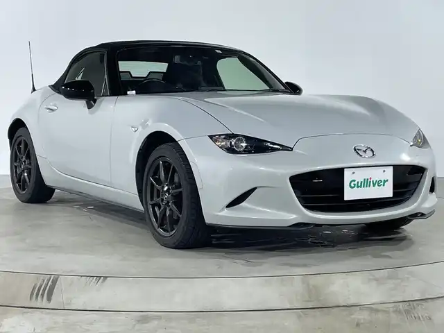 マツダ ロードスター S レザーパッケージ 福岡県 2015(平27)年 8.2万km セラミックM 純正ナビ/（AM/FM/BT）/フルセグTV/D/Nシートヒーター/BSM/横滑り防止装置/レーンアシスト/アイドリングストップ/ステアリングスイッチ/プッシュスタート/スマートキー/純正AW16インチ