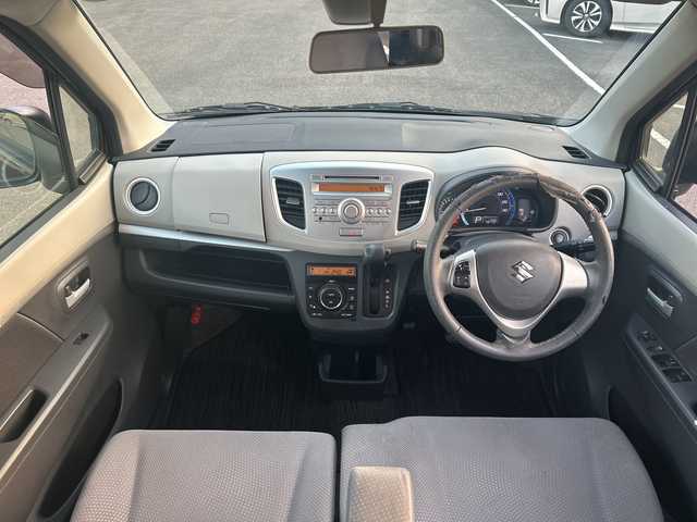 スズキ ワゴンＲ FZ 佐賀県 2014(平26)年 4.9万km ブルーイッシュブラックパール3 ・純正オーディオ/・ETC/・運転席シートヒーター/・純正14インチアルミホイール/・スマートキー/・スペアキー×１