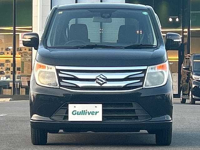 スズキ ワゴンＲ FZ 佐賀県 2014(平26)年 4.9万km ブルーイッシュブラックパール3 ・純正オーディオ/・ETC/・運転席シートヒーター/・純正14インチアルミホイール/・スマートキー/・スペアキー×１