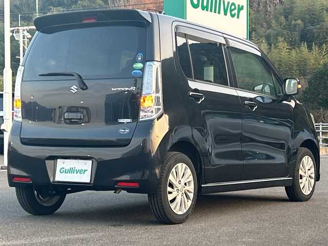 スズキ ワゴンＲ FZ 佐賀県 2014(平26)年 4.9万km ブルーイッシュブラックパール3 ・純正オーディオ/・ETC/・運転席シートヒーター/・純正14インチアルミホイール/・スマートキー/・スペアキー×１