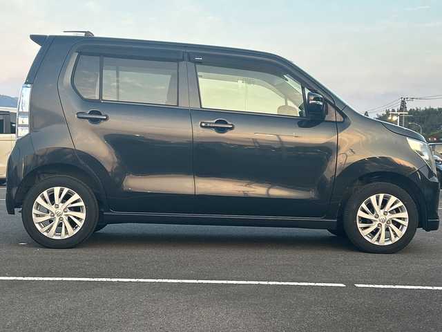 スズキ ワゴンＲ FZ 佐賀県 2014(平26)年 4.9万km ブルーイッシュブラックパール3 ・純正オーディオ/・ETC/・運転席シートヒーター/・純正14インチアルミホイール/・スマートキー/・スペアキー×１