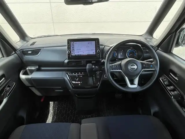 日産 ルークス HWS Gターボ プロパイロットED 茨城県 2022(令4)年 5.5万km チタニウムグレーメタリック 純正９インチナビ/アラウンドビューモニター/革巻きステアリング/ステアリングスイッチ/プロパイロット/両側パワースライドドア/LEDヘッドライト/ETC/プッシュスタート/スマートキー×2/コーナーセンサー