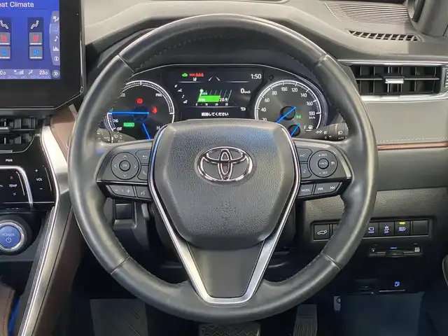 トヨタ ハリアー ハイブリッド Z レザーパッケージ 岐阜県 2021(令3)年 4万km ブラック 調光パノラマルーフ/JBL9スピーカーサウンドシステム/12.3インチTコネクトナビ/フルセグTV/AppleCarPlay/AndroidAuto/パノラミックビューモニター/デジタルインナーミラー/トヨタセーフティセンス/・プリクラッシュセーフティ/・レーントレーシングアシスト/・レーダークルーズコントロール/・ブラインドスポットモニター/・クリアランスソナー/ハイビームアシスト/LEDヘッドライト/黒本革シート/パワーシート/シートヒーター/エアーシート/ビルトインETC2.0/スペアキー/純正19インチAW/純正ドアバイザー/社外フロアマット