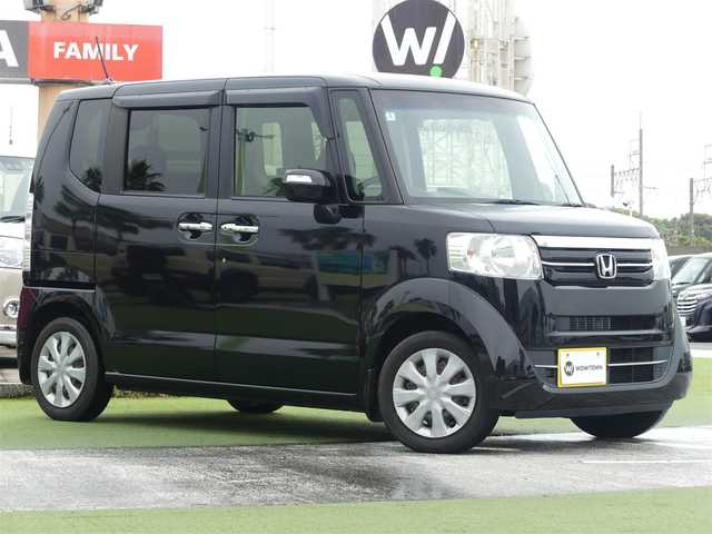ホンダ Ｎ ＢＯＸ ＋ G ターボ Lパッケージ 千葉県 2016(平28)年 6.9万km スマートブラック 左パワースライドドア/右イージークローザードア/社外メモリーナビ/地デジTV/【DVD/CD再生機能　Bluetooth接続】/バックカメラ/パドルシフト/ETC/ウインカーミラー/スマートキー