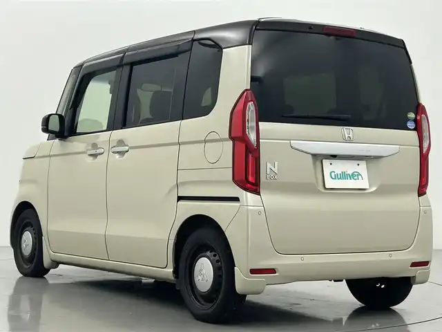 ホンダ Ｎ ＢＯＸ L ターボ 熊本県 2021(令3)年 2.9万km ベージュ 純正ナビVXM-214VFi（ＣＤ・ＤＶＤ・BT・フルセグ・ＵＳＢ）/バックカメラ　/社外前後ドライブレコーダー　/ビルトインＥＴＣ　/両側パワースライドドア　/後ろのみクリアランスソナー　/ホンダセンシング/・衝突軽減ブレーキ/・アダブティブクルーズコントロール/・先行車発進お知らせ機能/・標識認識機能/・路外逸脱制御機能/・レーンキープアシスト/・オートハイビーム/横滑り防止/前席シートヒーター/純正フロアマット/オートライト/LEDヘッドライト/スマートキー/プッシュスタート/スペアキー1本/保証書/取扱説明書