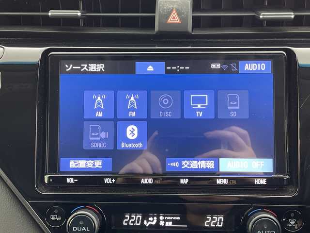 トヨタ カムリ WS 愛知県 2018(平30)年 2.9万km プラチナホワイトパールマイカ 純正ナビ/・Bluetooth/・CD/DVD/・フルセグテレビ/・SD音楽録音/バックカメラ/パワーシート/クリアランスソナー/パドルシフト/レーダー探知機/ハーフレザーシート/衝突軽減ブレーキ/レーンキープアシスト/オートマチックハイビーム/前後コーナーセンサー/レーダークルーズコントロール/前方ドライブレコーダー/ビルトインETC/LEDヘッドライト