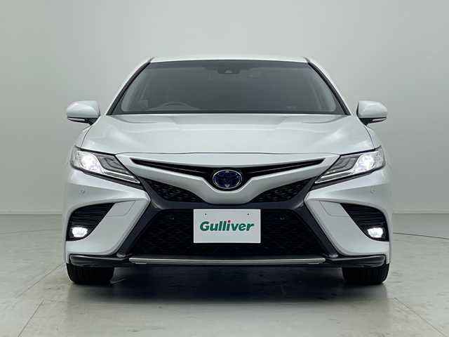 トヨタ カムリ WS 愛知県 2018(平30)年 2.9万km プラチナホワイトパールマイカ 純正ナビ/・Bluetooth/・CD/DVD/・フルセグテレビ/・SD音楽録音/バックカメラ/パワーシート/クリアランスソナー/パドルシフト/レーダー探知機/ハーフレザーシート/衝突軽減ブレーキ/レーンキープアシスト/オートマチックハイビーム/前後コーナーセンサー/レーダークルーズコントロール/前方ドライブレコーダー/ビルトインETC/LEDヘッドライト