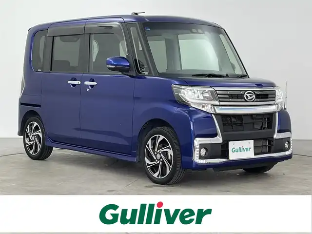 ダイハツ タント カスタムRSトップED VS SAⅢ 大分県 2019(平31)年 5万km ディープブルークリスタルマイカ 社外ナビ/・フルセグTV/・Bluetooth/アラウンドビューモニター/ドライブレコーダー/ハーフレザーシート/シートヒーター/スマートアシスト/両側パワースライドドア/ETC/USBポート/オートハイビーム/アイドリングストップ/プッシュスタート/スマートキー/スペアキー/後席サンシェード