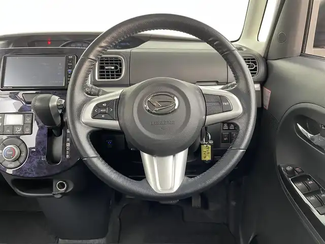 ダイハツ タント カスタムRSトップED VS SAⅢ 大分県 2019(平31)年 5万km ディープブルークリスタルマイカ 社外ナビ/・フルセグTV/・Bluetooth/アラウンドビューモニター/ドライブレコーダー/ハーフレザーシート/シートヒーター/スマートアシスト/両側パワースライドドア/ETC/USBポート/オートハイビーム/アイドリングストップ/プッシュスタート/スマートキー/スペアキー/後席サンシェード