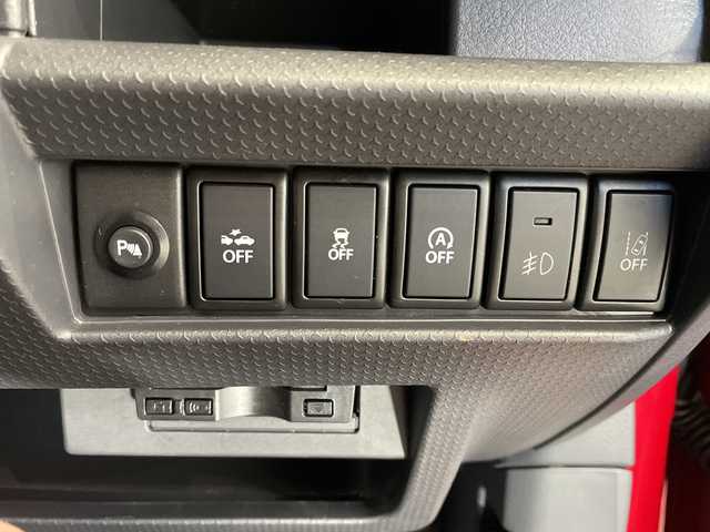 マツダ フレア クロスオーバー XS 栃木県 2018(平30)年 5万km フェニックスレッドパール/ブラック 社外ナビ/　（CD/DVD/フルセグTV）/バックカメラ/スズキセーフティサポート/・デュアルカメラブレーキサポート/・誤発進抑制機能/・車線逸脱抑制機能/・車線逸脱警報機能/ビルトインETC/前方ドライブレコーダー/前席シートヒーター/アイドリングストップ/前後コーナーセンサー/プッシュスタート/スマートキー×2/フロントフォグ/AW付きスタッドレス車載