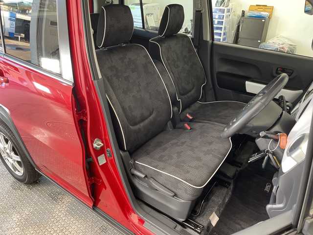 マツダ フレア クロスオーバー XS 栃木県 2018(平30)年 5万km フェニックスレッドパール/ブラック 社外ナビ/　（CD/DVD/フルセグTV）/バックカメラ/スズキセーフティサポート/・デュアルカメラブレーキサポート/・誤発進抑制機能/・車線逸脱抑制機能/・車線逸脱警報機能/ビルトインETC/前方ドライブレコーダー/前席シートヒーター/アイドリングストップ/前後コーナーセンサー/プッシュスタート/スマートキー×2/フロントフォグ/AW付きスタッドレス車載