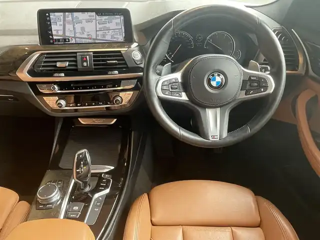 ＢＭＷ Ｘ３ xDrive20d Mスポーツ 高知県 2018(平30)年 2.8万km 白 インテリジェントセーフティ/アクティブクルーズコントロール/コンフォートアクセス/ヘッドアップディスプレイ/パーキングアシスト/３６０°カメラ/純正ナビ/茶レザーシート/D/N席パワーシート/シートヒーター/パワーバックドア/ミラー一体型ETC