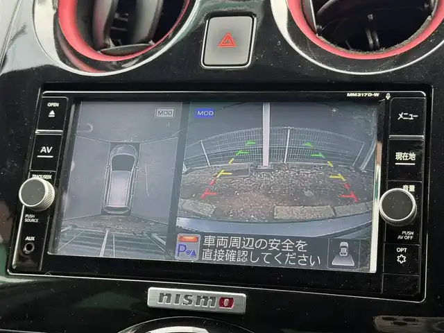 日産 ノート e－パワー ニスモ 千葉県 2017(平29)年 5.5万km ダークメタルグレー 純正SDナビ(CD/DVD/FM/AM Bluetooth/フルセグTV/SD)/全方位モニター/バックカメラ/サイドカメラ/フロントカメラ/エマージェンシーブレーキ/レーンキープアシスト/デジタルインナーミラー/純正ドライブレコーダー/前後コーナーセンサー/LEDヘッドライト/ETC2.0/ステアリングスイッチ/