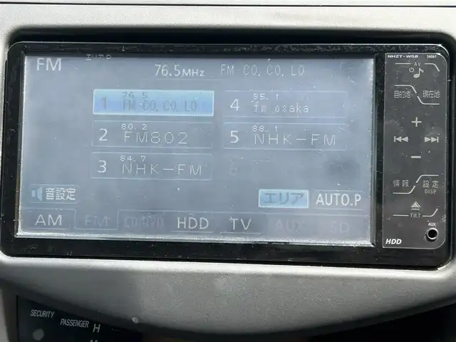 トヨタ ヴァンガード 240S 和歌山県 2009(平21)年 11.7万km ブラック スマートキー/純正フロアマット/純正ドアバイザー/純正ナビ＜AM/FM/CD/DVD/ワンセグTV/AUX/SD＞/純正アルミホイール/バックカメラ/社外レーダー/ETC/DAC/記録簿/保証書