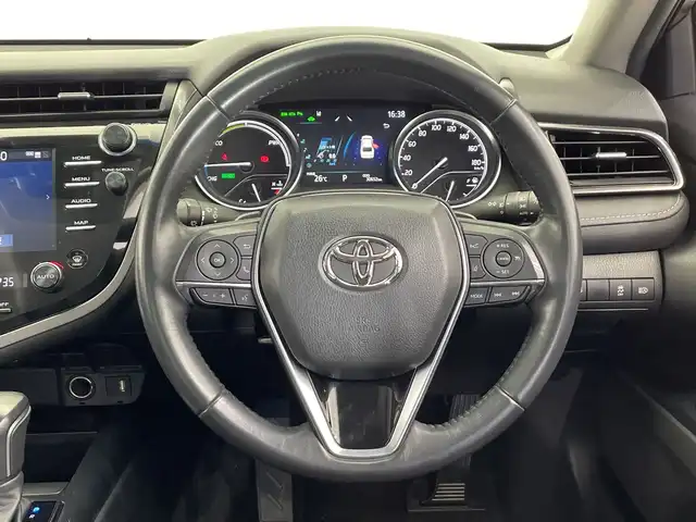 トヨタ カムリ WS 栃木県 2020(令2)年 3.1万km プラチナホワイトパールマイカ 純正ナビ/(Bluetooth/フルセグTV/USB)/バックカメラ/トヨタセーフティーセンス/衝突軽減ブレーキ/車線逸脱警報/オートマチックハイビーム/先行車発進お知らせ機能/BSM/コーナーセンサー/ETC2.0/前後ドラレコ/ハーフレザーシート/オートライト/LEDヘッドライト/横滑り防止装置/AC100V電源/フォグランプ/スマートキー/プッシュスタート/ステアリングスイッチ/ウィンカーミラー/電動格納ミラー/純正18インチアルミホイール/社外フロアマット