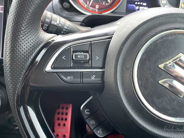 スズキ スイフト スポーツ セーフティPKG 栃木県 2019(平31)年 9.3万km バーニングレッドPM 純正SDナビ/・CN-RZ846/・Bluetooth CD DVD/・TV　フルセグ/・アラウンドビューモニター/追従式クルーズコントロール/ドライブレコーダー/ETC/プッシュスタート/スマートスペアキー/衝突被害軽減システム/レーンキープアシスト/LEDヘッドライト