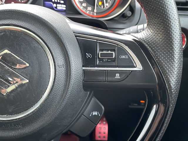 スズキ スイフト スポーツ セーフティPKG 栃木県 2019(平31)年 9.3万km バーニングレッドPM 純正SDナビ/・CN-RZ846/・Bluetooth CD DVD/・TV　フルセグ/・アラウンドビューモニター/追従式クルーズコントロール/ドライブレコーダー/ETC/プッシュスタート/スマートスペアキー/衝突被害軽減システム/レーンキープアシスト/LEDヘッドライト