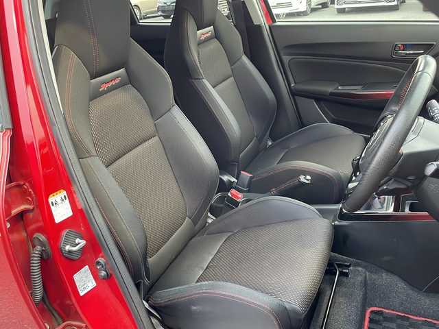 スズキ スイフト スポーツ セーフティPKG 栃木県 2019(平31)年 9.3万km バーニングレッドPM 純正SDナビ/・CN-RZ846/・Bluetooth CD DVD/・TV　フルセグ/・アラウンドビューモニター/追従式クルーズコントロール/ドライブレコーダー/ETC/プッシュスタート/スマートスペアキー/衝突被害軽減システム/レーンキープアシスト/LEDヘッドライト