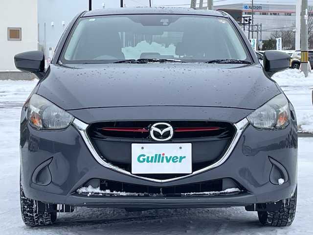 マツダ デミオ XD 道央・札幌 2015(平27)年 9.6万km メテオグレーマイカ 4WD/ワンオーナー/純正メモリーナビ/AM/FM/BT/SD/CD/DVD/フルセグ/衝突被害軽減ブレーキ/横滑り防止装置/バックカメラ/アイドリングストップ/ステアリングリモコン/MTモード付AT/プッシュスタート/スマートキー/ハロゲンヘッドライト/ヘッドライトレベライザー/電動格納ミラー/社外フロアマット/ドアバイザー