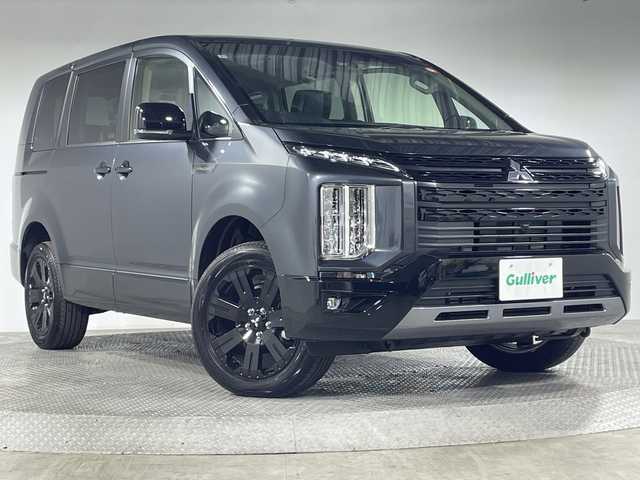 三菱 デリカＤ：５ シャモニー 神奈川県 2025(令7)年 0.1千km グラファイトグレーメタリック/ブラックマイカ 登録済未使用車/e-Assist/社外11型ナビ【EX11NX】/マルチアラウンドモニター/4WD/AC100V/両側電動スライドドア/パワーバックドア/アイドリングストップ機能/ECOモード/ハーフレザーシート/パワーシート(D)/シートヒーター(D/N)/電動サイド/オートブレーキホールド/革巻きステアリング/ステアリングスイッチ/パドルシフト/Autoライト/スマートキー/スペアキー/プッシュスタートボタン/LEDヘッドライト/フォグランプ/電動格納ミラー/ウィンカーミラー/純正18インチアルミホイール