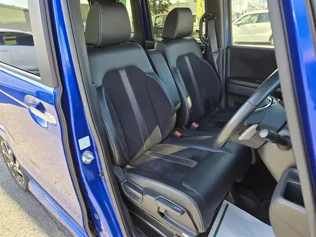 ホンダ Ｎ ＢＯＸ カスタム G L ターボ ホンダセンシング 鹿児島県 2019(令1)年 2.6万km ブリリアントスポーティブルーメタリック2トーン ターボ車　/レーダークルーズコントロール　/ビルトインＥＴＣ２．０　/ドライブレコーダー　/純正ＳＤナビ（ＶＸＭ－２０４ＶＦｉ）　/Ｂｌｕｅｔｏｏｔｈオーディオ　/フルセグテレビ　/バックカメラ　/D+N席シートヒーター/両側パワースライドドア/純正アルミホイール(15インチ)/横滑り防止機能/レーンキープアシスト/LEDヘッドライト/プッシュスタート/スマートキー