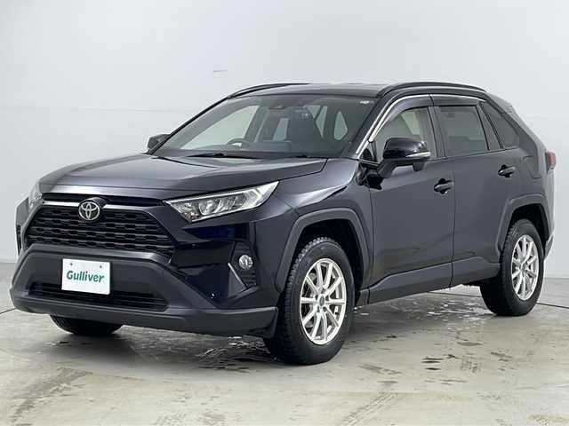 トヨタ ＲＡＶ４ X 道央・札幌 2019(令1)年 7.3万km アティチュードブラックマイカ ・4WD/・社外ナビ＆TV＆BT＆CD＆DVD/・寒冷地仕様/・トヨタセーフティセンス/・プリクラッシュセーフティ/・レーントレーシングアシスト/・レーダークルーズコントロール/・ロードサインアシスト/・先行車発進告知機能/・横滑り防止装置/・電動パーキングブレーキ/・オートブレーキホールド/・社外ドライブレコーダー前後/・社外エンジンスターター/・ETC/・社外AW付夏タイヤ積載/・LEDヘッドライト/・フォグ/・スペアキー